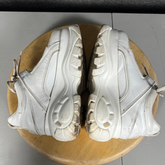 Buffalo London Platform Sneakers UK‎ 37/ US 6/6.5 White Leather Chunky Spice - Picture 8 of 10